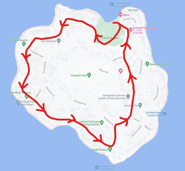 Island race map