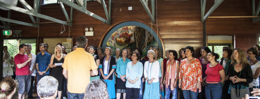 Choir in Hall (Photo June Lahm)